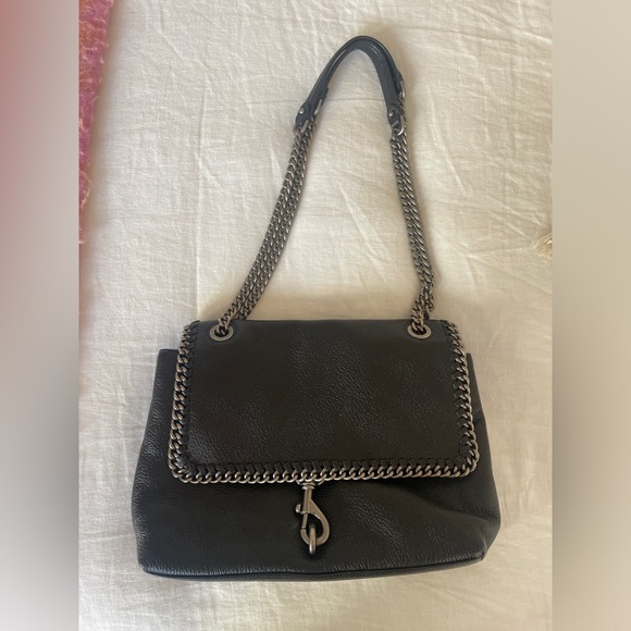 Rebecca Minkoff Edie Leather Flag Shoulder Bag - Picture 2 of 6